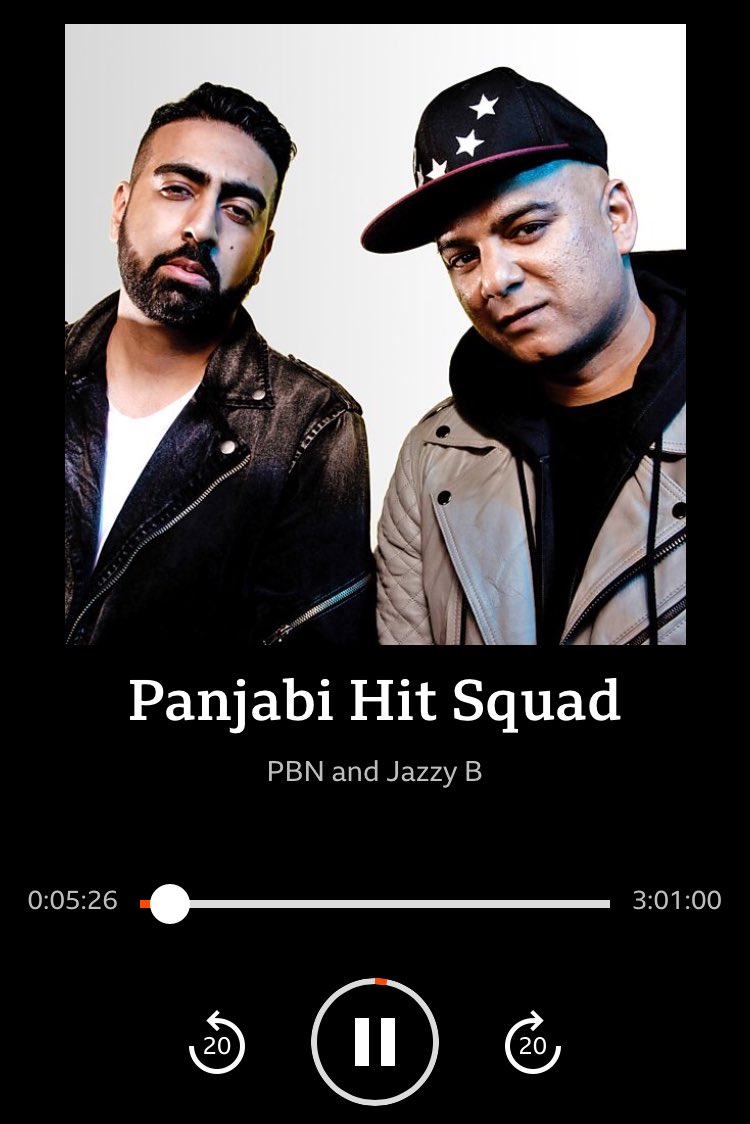 PanjabiHitSquad's tweet photo. Listen back to @pbn talk about his collaboration with @ManpreetToor_ and @jazzyb does his #SaturdayNightTakeover! Download @BBCSounds app, type in Panjabi Hit Squad and subscribe to our show! https://t.co/Rn8uI4W4Nv