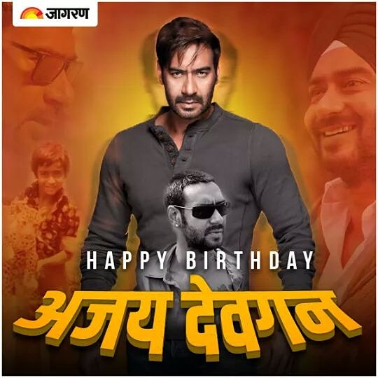 Wishing to you Happy birthday Ajay devgan Bollywood Legend actor. 