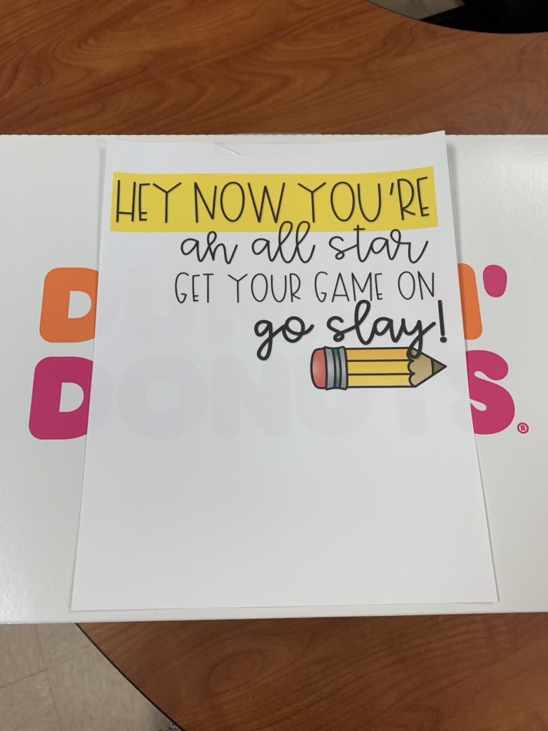 KaitlinMyerson's tweet photo. Today is the day!! 😍 SO proud of all my writers! They have worked so hard and are ready to rock this FSA! #Nerds #FSAWrites #4thGradeRocks #Expertwriters #Donutstress @Banyancreek1 @Placil_BC @lindsyagreen @southPbcsd https://t.co/JVZ7f98V5I