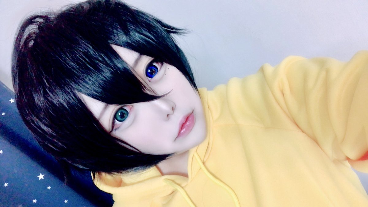 ぴぴめろ コスプレ 山田三郎 ヒプノシスマイク メイク練習