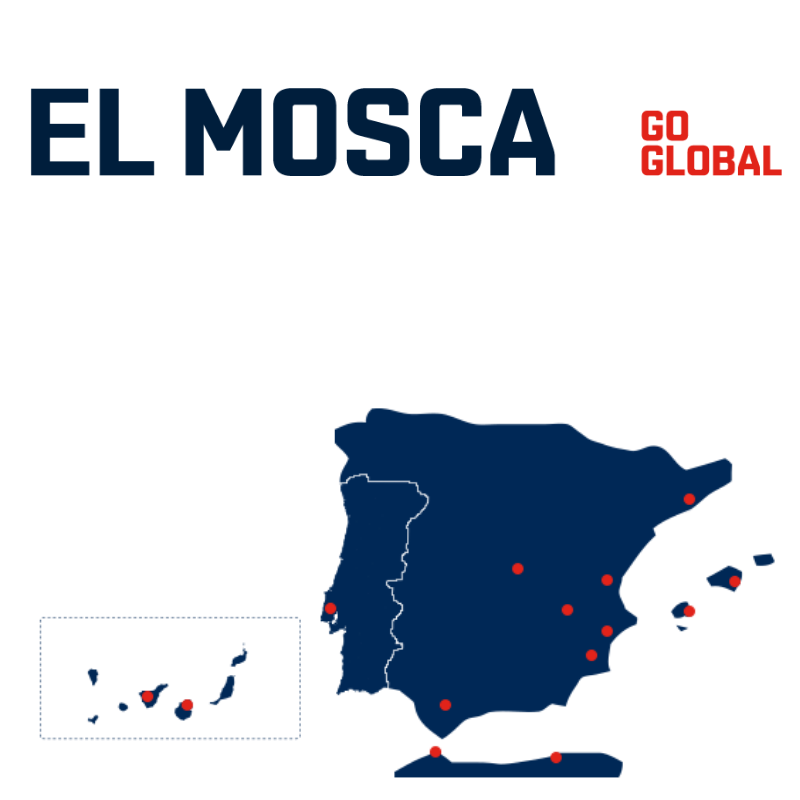 transp_elmosca's tweet photo. ➡ En España 🇪🇸 tenemos delegaciones en puntos estratégicos, lo que nos ha posicionado como una red de transporte profesional y eficiente.
➡ Tenemos sedes en la Península, Baleares, Canarias, Ceuta y Melilla y, además, en Portugal.
#TransportesElMosca #NoTenemosFronteras https://t.co/GgbsbYyMjR