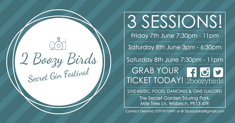 Here we go again!
A few tweaks this year, including Stacey's Cocktail bar  with <a href="/ElyGinCo/">The Ely Gin Company</a>
The Bespoke Cheesecake Company (you deffo need cheesecake &amp; gin)
Bramble farm BBQ
Mile Tree Brewery for the strange non - gin drinkers
Live music, a fab choice of gins &amp; excellent live music