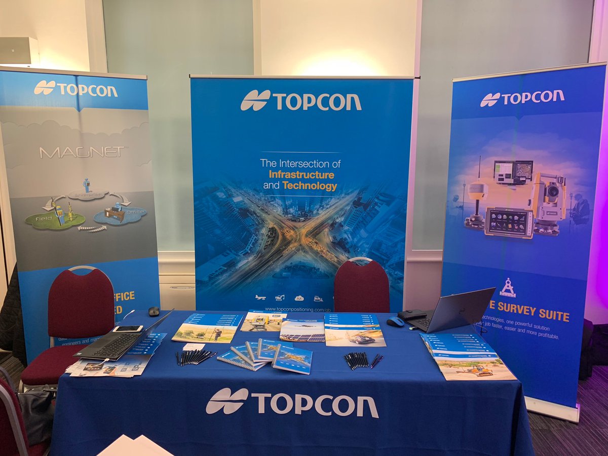 RICSnews's tweet photo. If you are at the #ricsinfrastructure conference today please make time to visit our exhibitors @KORECGroup @CEMAR_UK @TopconGB_IRE @builder_storm and others. https://t.co/LmxFbrgx6q