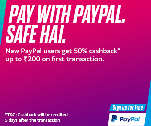 SKYDEVELOPMENT's tweet photo. Pay with PayPal. Safe Hai.
Now PayPal India users get 50% cashback up to Rs.200 on first transaction.
Offer valid against Sky Development Bills only.
PayPal tos applicable.
https://t.co/QntpZ2RMTs
#SkyDevelopment #WebHosting #DedicatedServer #PayPal #Hosting #vps #CloudServer https://t.co/aIA9D9qbJO