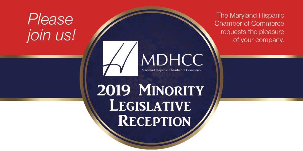 If you become a member by April 16th then we can offer you 2 comped tixs to the Minority Legislative Reception! Our memberships start at $50/year.

Sign up today and join the MDHCC, where exceptional people do exceptional things: bit.ly/2019MLReception