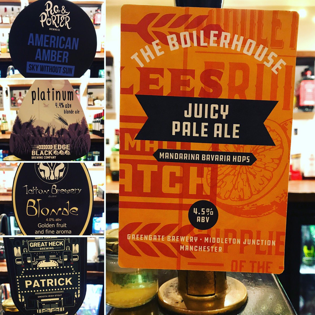 PieandAleMcr's tweet photo. Itβs Tapped Tuesday peeps! Get down and enjoy 25% off our amazing cask range!
Featuring beers from @pigandporterbrewco @jwleesbrewery(boilerhouse) @blackedgebrewery @tattonbrewery @greatheckbrewery #tappedtuesday #midweek #offers #manchester #northernquarter #ale #craftale #cask https://t.co/FCBAJtPf5Q