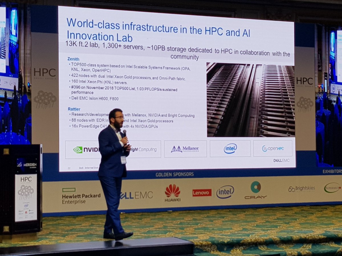 mohamed_anwar83's tweet photo. #dellemc is there to help with thousands of nodes and petabytes of storage available to our customers for bechmarking and testing
#Iwork4Dell
#hpcsaudi https://t.co/xeUs2tI7aG