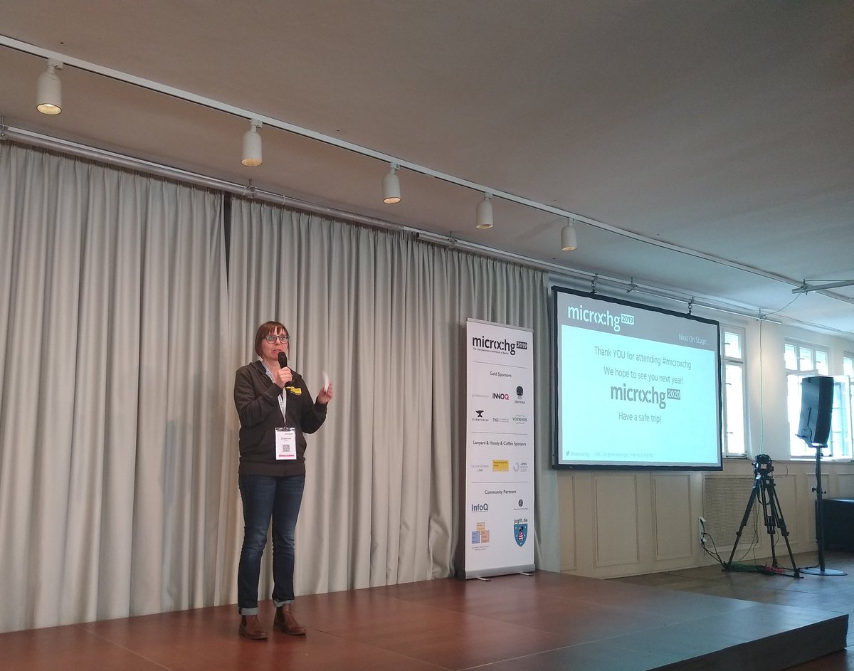 eoins's tweet image. Closing words for @microXchg 2019 from @suksr! Thanks to the amazing organizing team. It was really well organised. Outstanding job! 👏