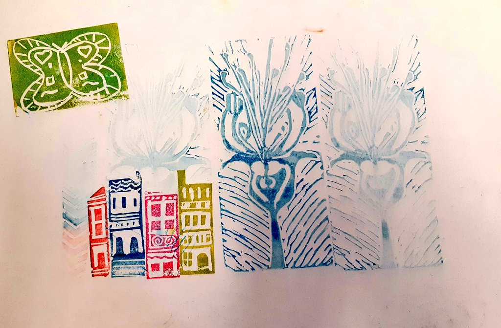 CMemoires's tweet photo. Les villes imaginées et dessinées par les enfants des #4chemins @aubervilliers93 @VilledePantin dans le cadre du projet #carrefourdesmemoires #archivesdedemain @ArchivesnatFr  #zspculture @auberfabrik https://t.co/Y4tF685RKk