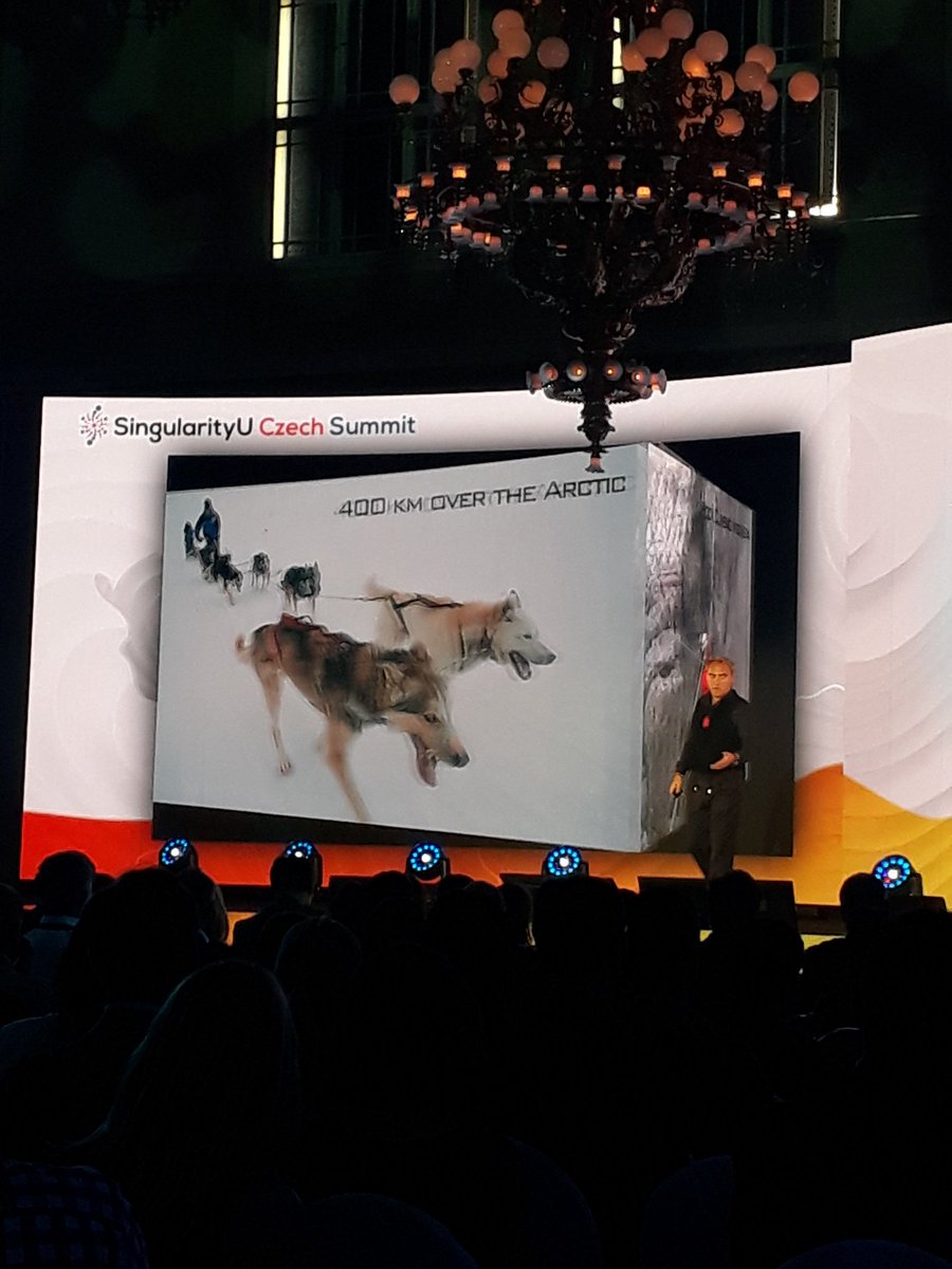 SUCzechSummit's tweet photo. @ExplorerJEN Johan Ernst Nilson speaks about #exploration 
The Wall Philosophy: Just because I don't know how doesn't mean that it's impossible.
#SUCzechSummit #SUCZECH https://t.co/6YducGqwWg