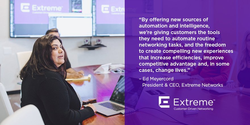 Extreme Networks tweet media