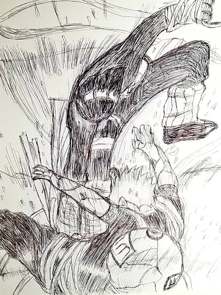 10円船長 裏蓮華 ボールペン画 模写 落書き Naruto リー 裏蓮華 T Co Jkhs4spapm Twitter