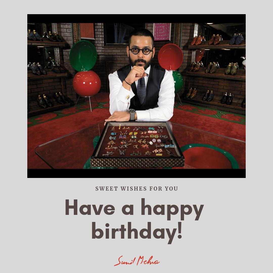House_Of_SM's tweet photo. Wishing Saggar Mehra, the creative director @HouseofSunilMehra a very #happybirthday! 
We wish this year comes as the best ride to the journey of his life. 
Cheers!🥂

#SaggarMehra #TuesdayThoughts https://t.co/iHt3h4lmKl