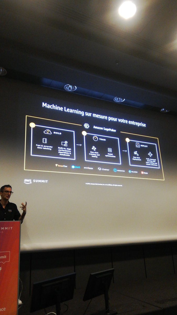 GeneralJunior's tweet photo. Demonstration de l'utilisation de l'#IA chez @AWSFrance au #AWSSummit dans le secteur des #medias https://t.co/zrRbOcu6b8