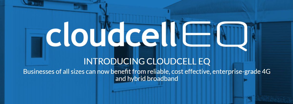 CloudcellHQ's tweet photo. We're proud to announce the launch of #CloudcellEQ, an innovative #connectivity platform providing reliable, cost-effective, enterprise-grade #4G &amp; hybrid #broadband to businesses in any location.

Discover Cloudcell EQ today: https://t.co/IvjBcuCX0M

#Betterbroadband #Launch #PR https://t.co/2TTlJM0c7B