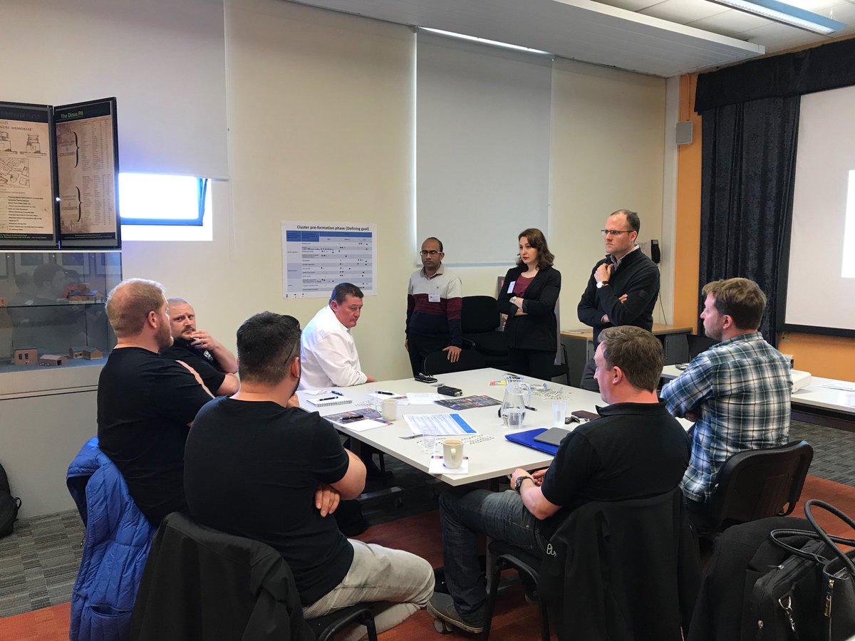 CoGrowthProject's tweet photo. After a delicious lunch thanks to @BigPitMuseum our afternoon session can begin! #cogrowth #welshbeer #collaboration @freetimebeerco @MadDogBrewCo @pipes @RhymneyBrewery @LewisEcokeg https://t.co/Mj7PnSOZlI