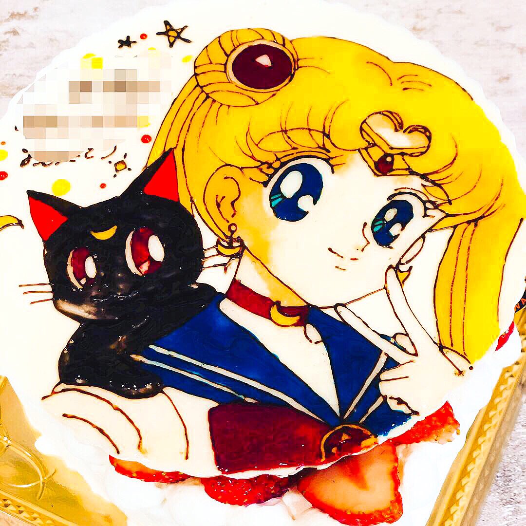 妙典 ボン クラージュ セーラームーンのキャラクターデコ スタッフの上達ぶりに ビックリ みんな真剣に楽しんで作ってます いい感じです 市川市 妙典 行徳 浦安 ケーキ屋 ボンクラージュ 楽しい仲間 キャラクター 似顔絵 頼もしい仲間 感謝
