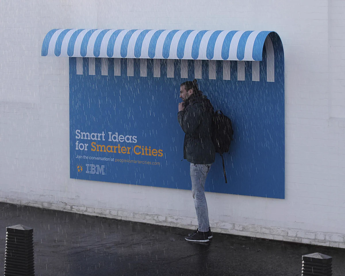 IBMがパリの街に設置した広告がすばらしい！少し手を加えるだけで、誰かの役に立つようになるんですね