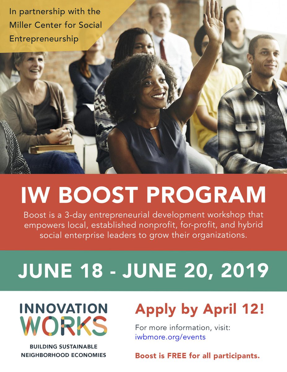 tammithomas's tweet photo. If you’re an #entrepreneur looking to learn business fundamentals, improve strategic thinking, & better articulate a business plan, then Innovation Works free #BoostProgram is for you. Click the link for more information and apply by April 12! https://t.co/JVkOSgqHTD https://t.co/yJZjirm8lf