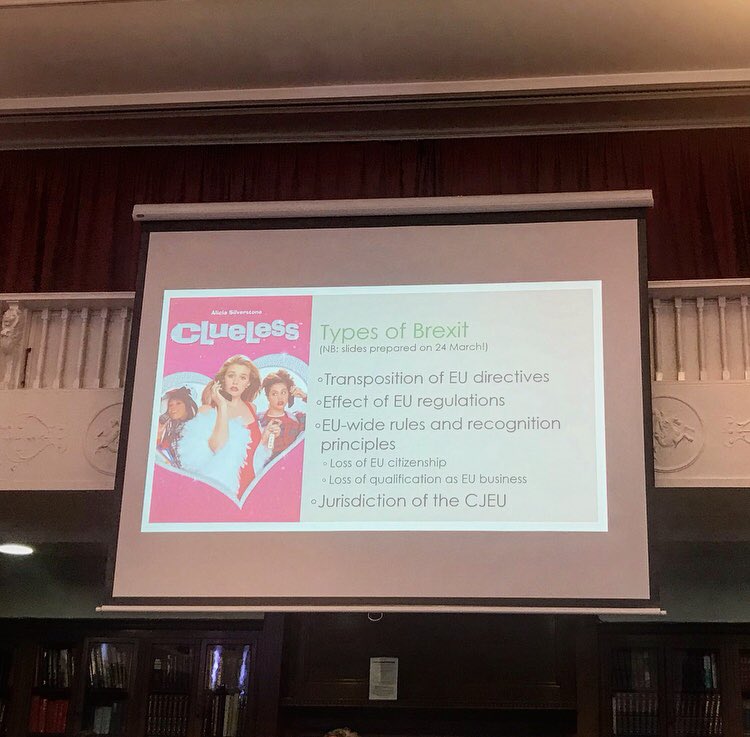 KsenBlokhina's tweet photo. Brexit summed up well in a single image at #CILIPCopy19 by @eLAWnora https://t.co/OF3xFlBjVe