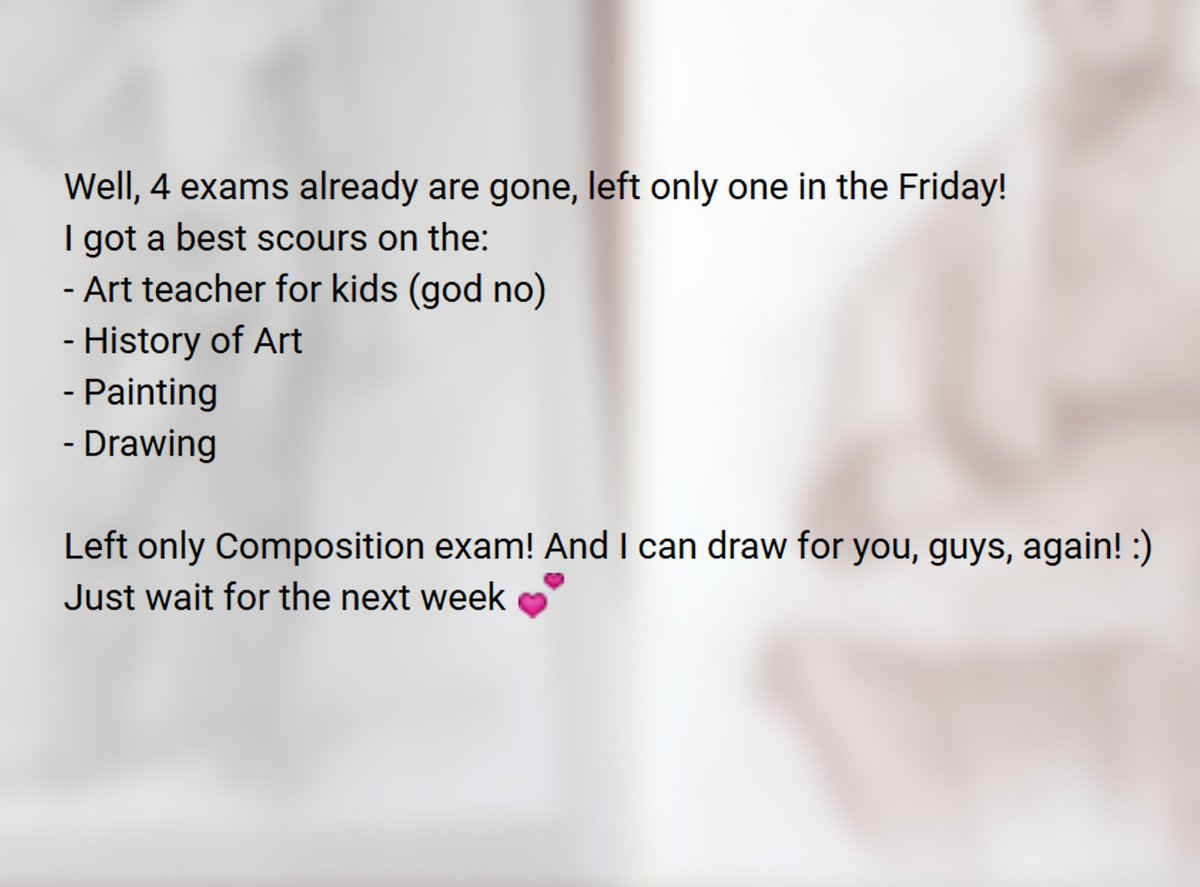 Some news for you! (why I barely draw for you last time, post №2) 