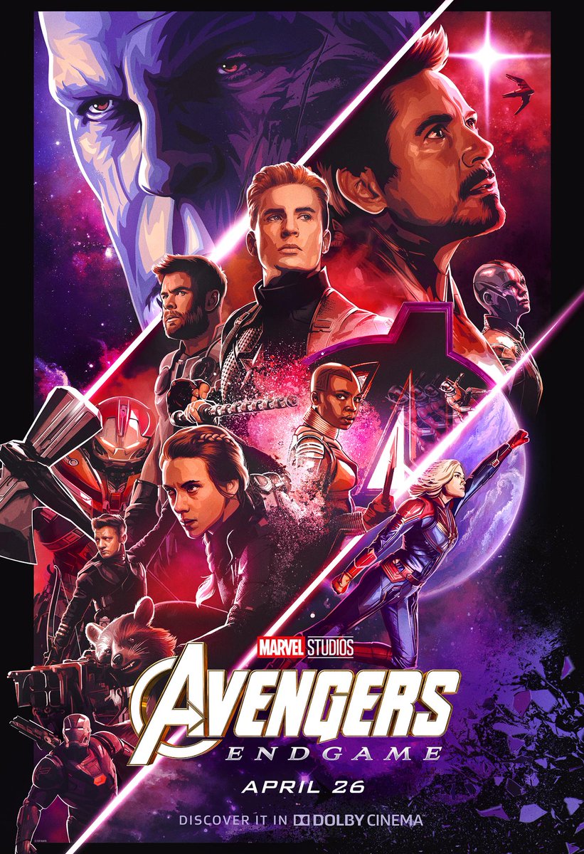 An official new #AvengersEndgame poster has been released by <a href="/DolbyCinema/">Dolby Cinema</a>!