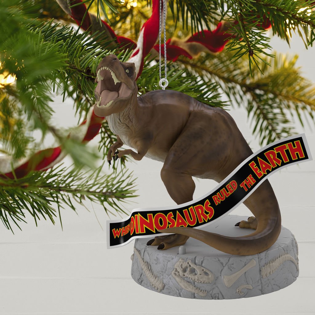 Coming this November: Hallmark Jurassic Park™ When Dinosaurs Ruled the Earth Musical Ornament. Hallmark’s 1st Jurassic ornament recreates the iconic finale, complete with the theme music. We’re SO in. #collectjurassic #hallmark #jurassicpark #treeornament #christmastreeornament