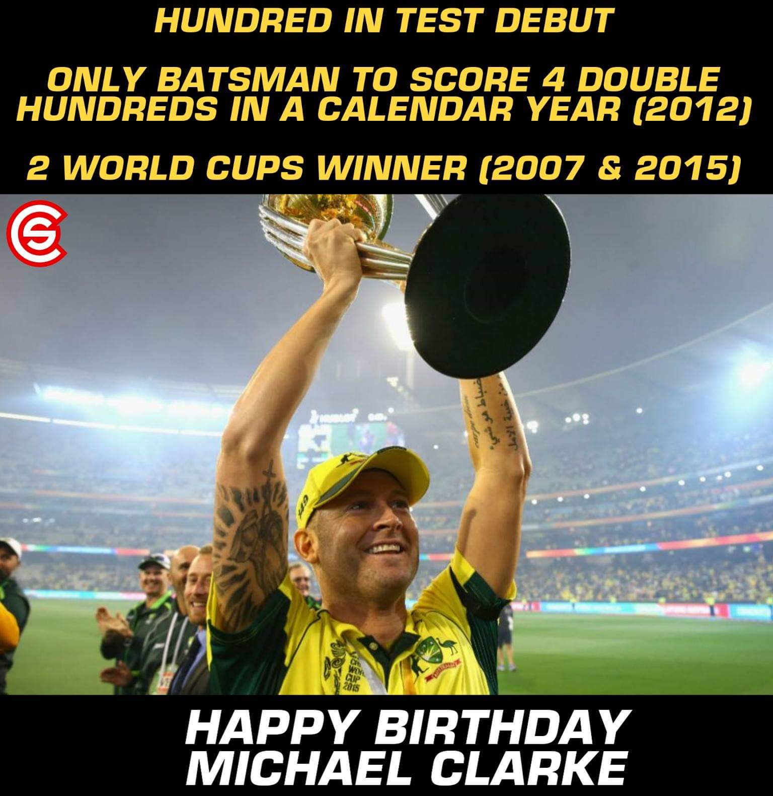 Happy Birthday , Michael Clarke!! 