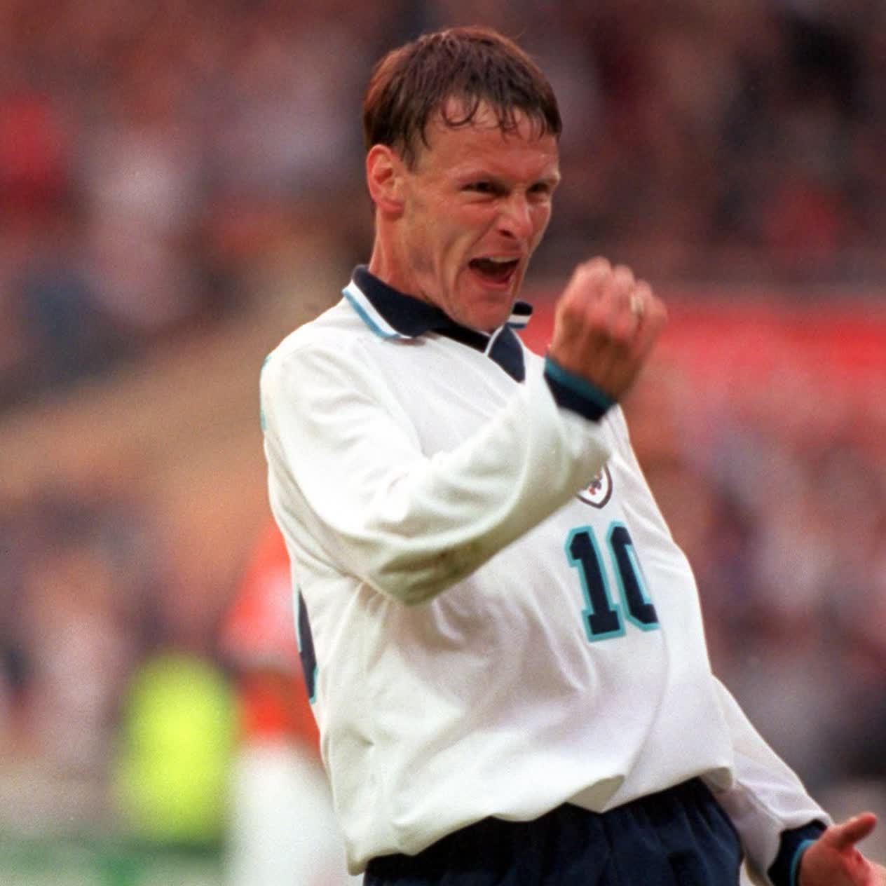 A key role in a brilliant win against the Netherlands    Happy birthday, Teddy Sheringham! 