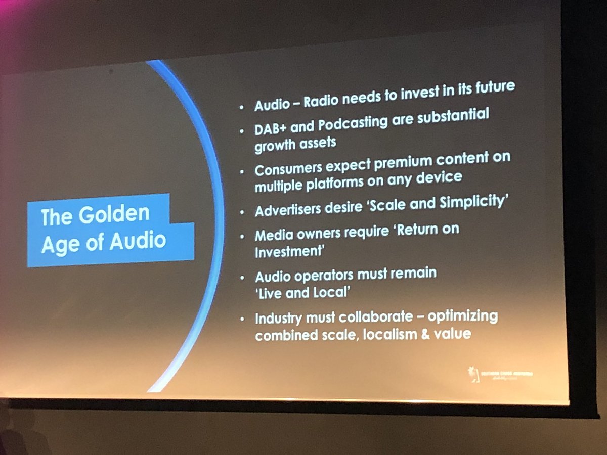Principales retos para el #futuro de #radio #audio @RadiodaysEurope #RDE19