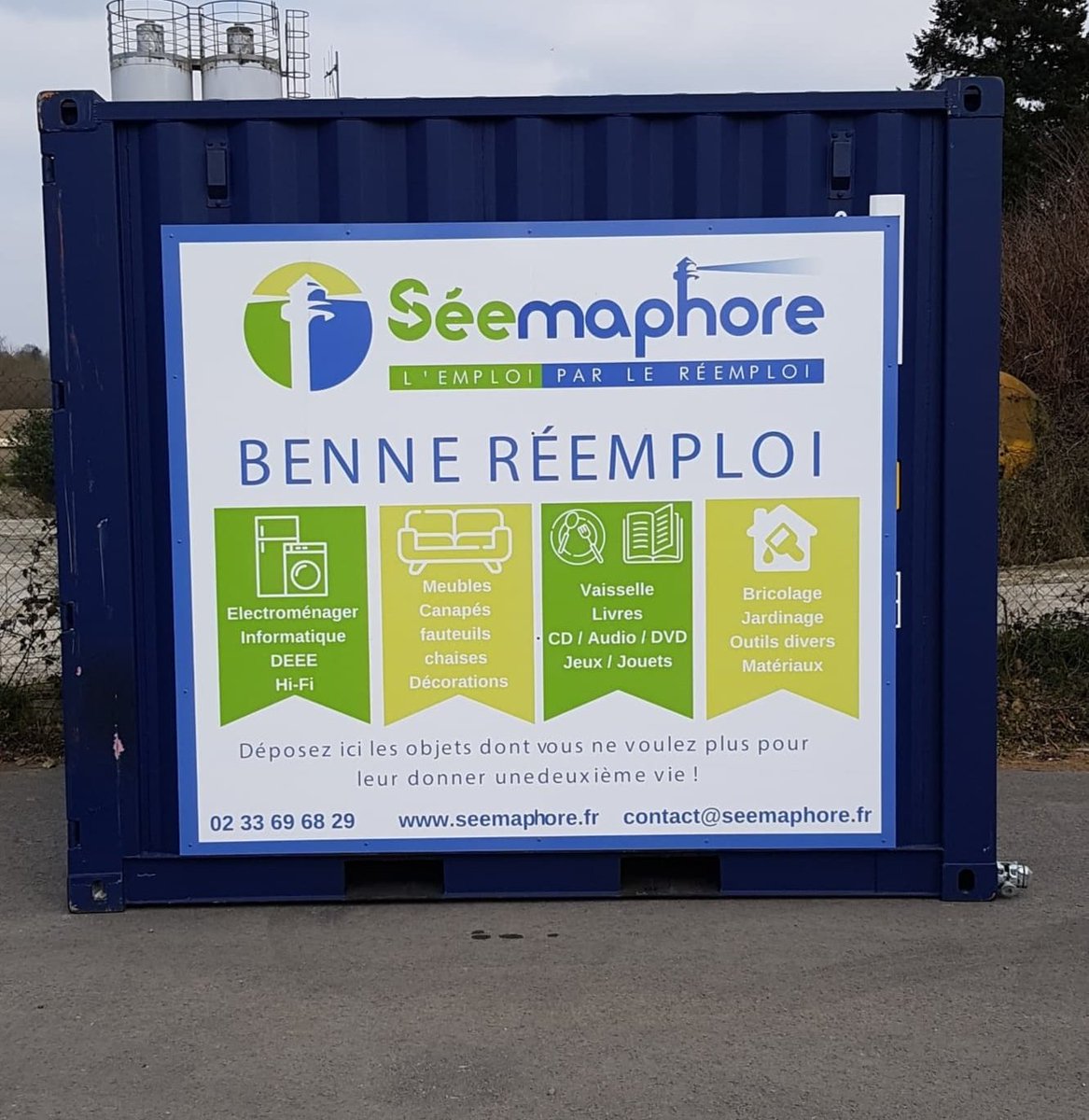 Nos nouvelles bennes arrivent dans les déchetteries de Saint-Hilaire-du-Harcouët, Montviron, Pontorson et Ducey. N'hésitez pas à demander conseil aux gardiens 😀