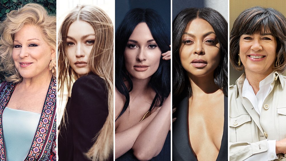 Variety's tweet image. Variety's 2019 #PowerOfWomen: New York issue profiles five women -- Christiane Amanpour, Bette Midler, Taraji P. Henson, Gigi Hadid, and Kacey Musgraves -- who are using their fame and influence to promote charitable causes bit.ly/2CSafAC