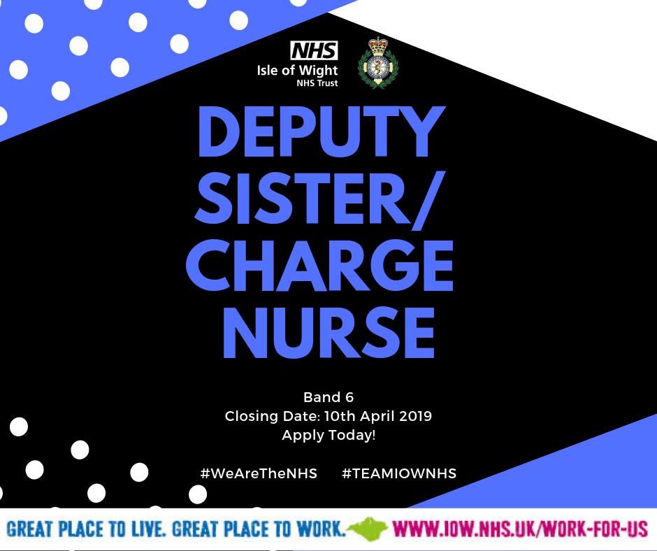 #NewJobAlert
An exciting opportunity has arisen to take up the post of Deputy Sister/Charge Nurse on the Appley Ward!
To find out more about the role, or life on our beautiful island, follow the link below:
jobs.nhs.uk/xi/vacancy/?va…
