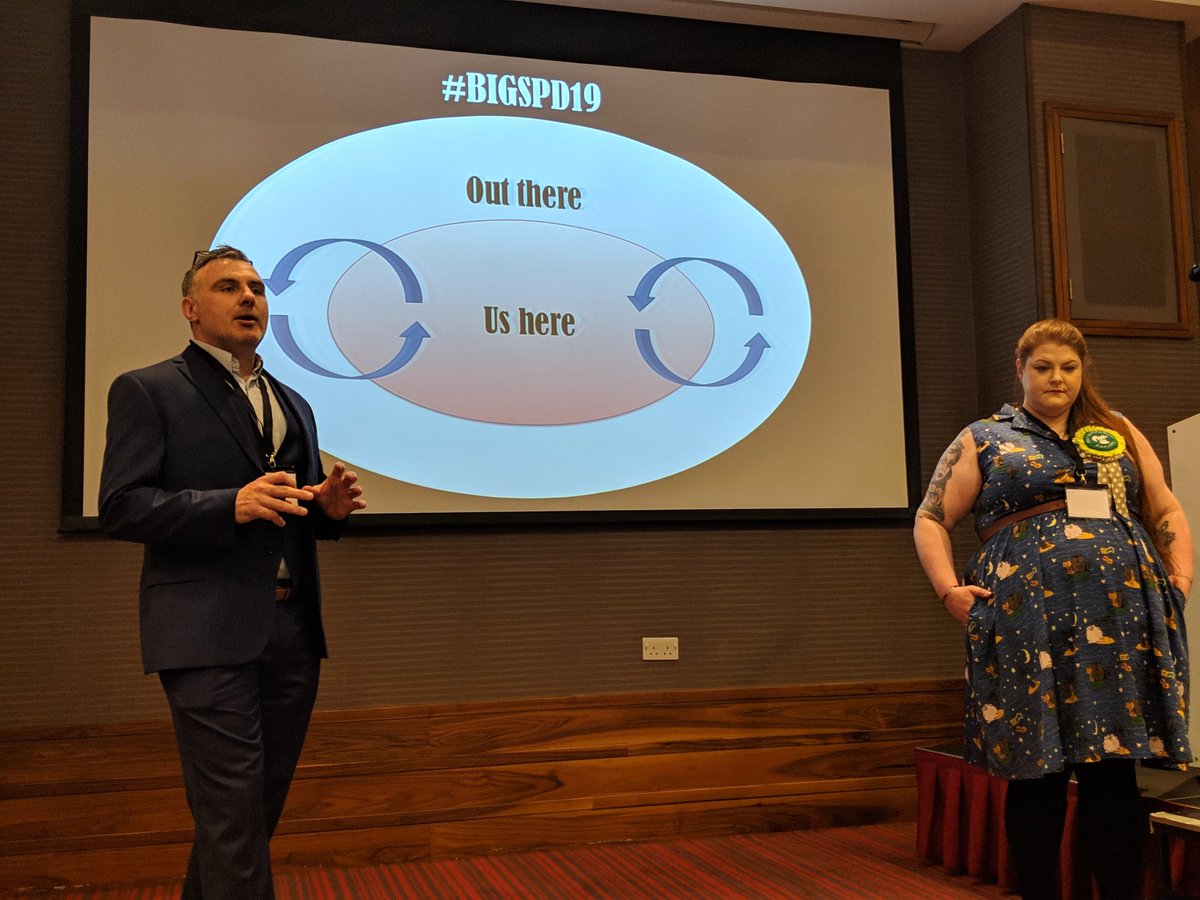 Tweets away... #BIGSPD19 we're on your side - what ever they say about us!! @Keirwales @HoppyPelican