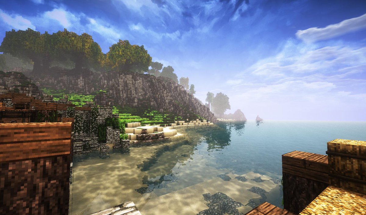 Triliton's tweet image. There will be a little update to my shaders today. Ive increased some light settings, cause imo the shaders were abit too dark. @Minecraft @Glsls #Minecraftshaders #Conquest resourcepack #Myshaders #Trilitonshaders