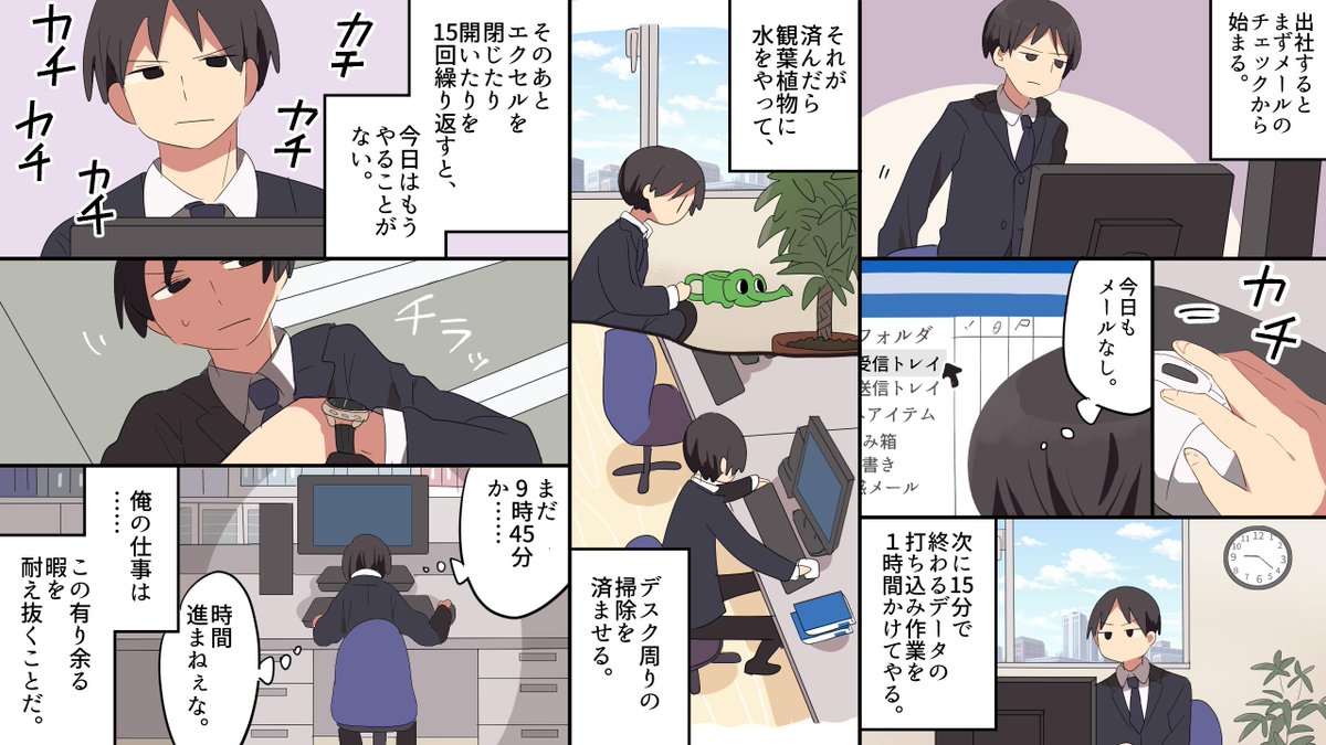 社内ニートになるとどんな生活になるのか？
 