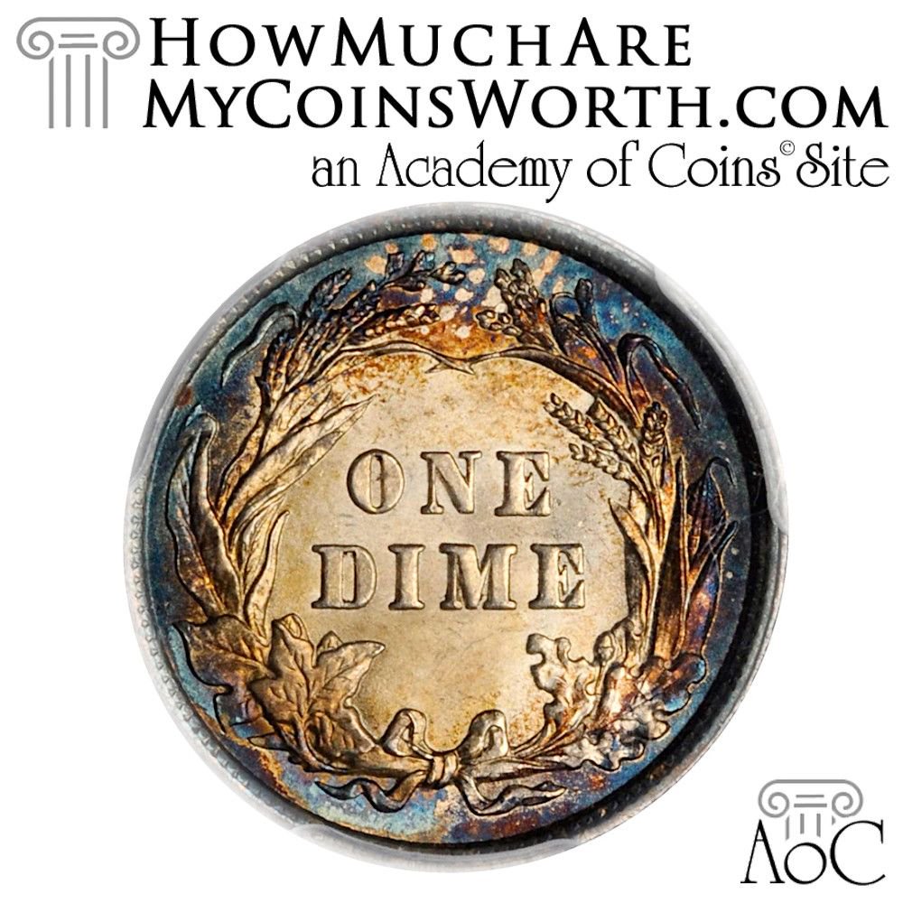 hmamcw's tweet image. HowMuchAreMyCoinsWorth.com #DailyCoin:
1901 Barber Dime, PCGS MS63
Sold for $384 on 3/20/18
PCGS Price Guide MS63: $175
NGC Price Guide MS 63: $230
Sold by Legend Rare Coin Auctions
Auction info by: 

#tuesday #silverdime #tonedcoin #rainbow #coins