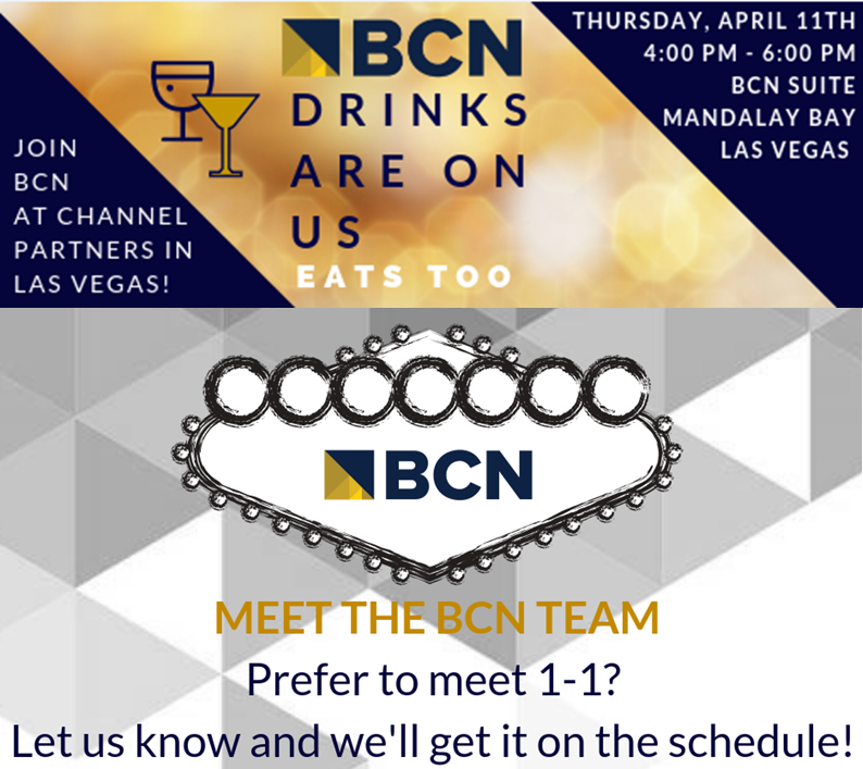 BCNTelecom1's tweet photo. Join BCN in Vegas: Cocktails & Eats or 1-1 Meets. Let us know! Contact Simplicity@bcntele.com. @Channel_Expo #bcnteam #partners https://t.co/kxC0qcIDfg