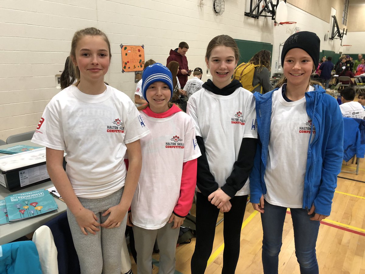 ms_e_cook's tweet image. Our Female Phenoms are ready to compete!  #robotics #MySilverCreek #girlsrule #LEGOrobotics #HaltonSkills2019