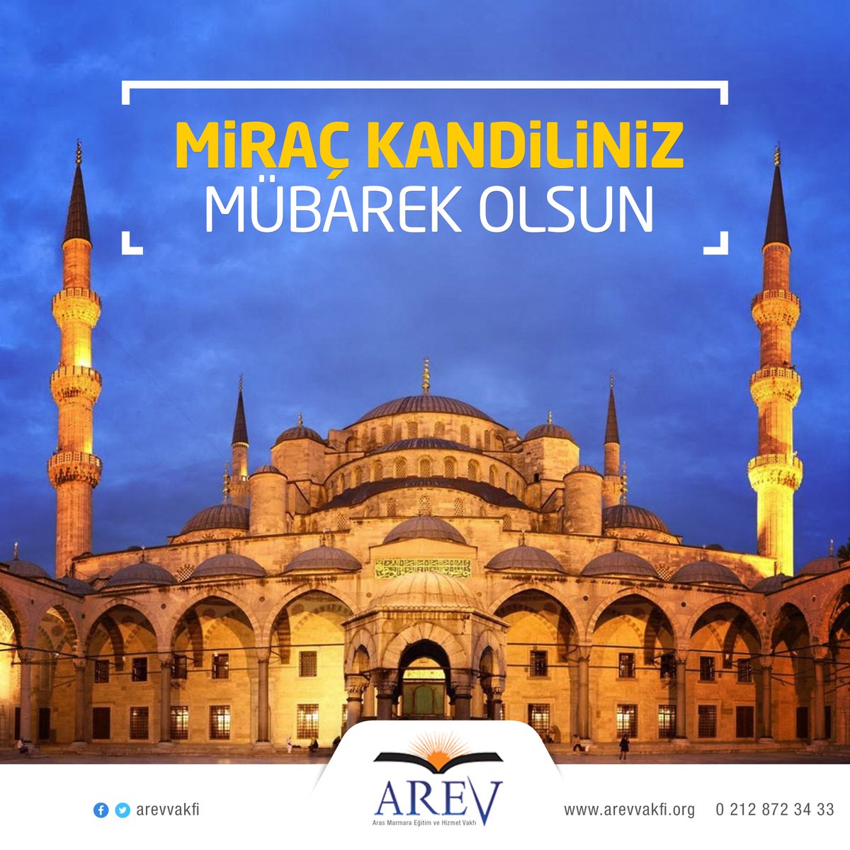 ♦️ Miraç Kandilimiz mübarek olsun...

#MiraçKandili #HayırlıKandiller #Arev