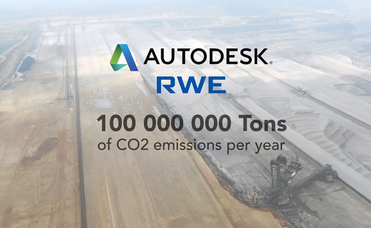 I reached out to  @andrew_anagnost CEO of AutodeskHere's his response:1- Someone has to do it2- We give away free software to other companies3- He removed RWE from his website overnightAndrew is giving us a good demonstration on how leaders deal with  #ClimateChange issues.