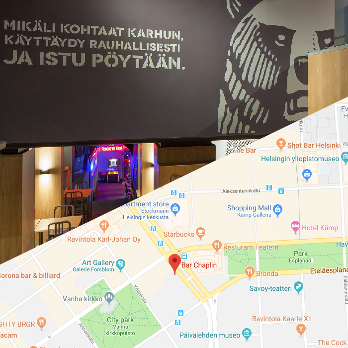 propspoints's tweet photo. Myös Bar Chaplin löytyy nyt Arkkeosta! Huhujen mukaan paras biljardipaikka Helsingissä 🎱👌😉 #BarChaplin #bar #Arkkeo #Arkkeoapp https://t.co/MlnilYDePV