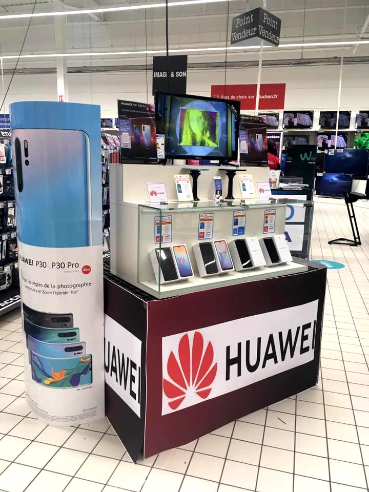 Venez découvrir le salon de la téléphonie cette semaine 😀📱 #telephonie #auchanfaitsonshow #Perpignan  #auchan #Smartphones #HuaweiP30 #SamsungS10
