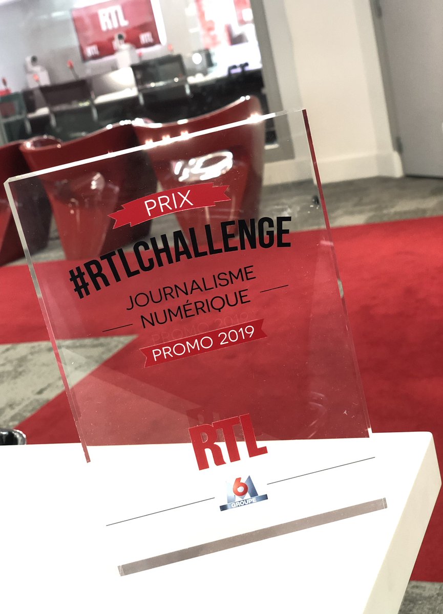 RTL_presse's tweet photo. #RTLChallenge Journalisme Numérique 📻!
Plus que quelques heures... Rendez-vous ce soir à 18h pour découvrir la/le lauréat 🏆 #rtl #concours https://t.co/6jmjMXnetd