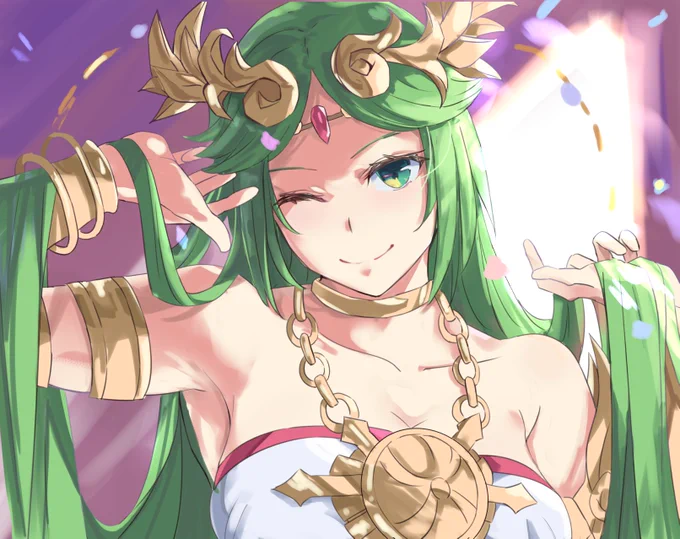 めちゃかわ女神様  #スマブラSP #SmashBrosSP  #パルテナ 