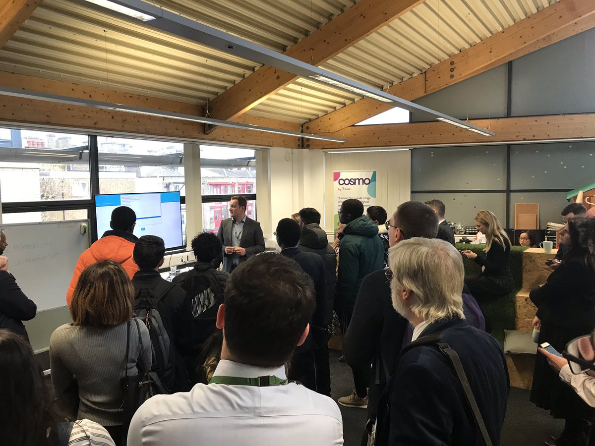 jon_hazell's tweet photo. #opendatacomp Fantastic to see the results of the @educationgovuk SBRI competition with @CSkidmoreUK talking to the winners @thewayupgame and @_AccessEd hosted by @EdspaceHoxton    @innovateuk @UKRI_News @SBRI_InnovateUK @KTNUK https://t.co/otwT06wpIT