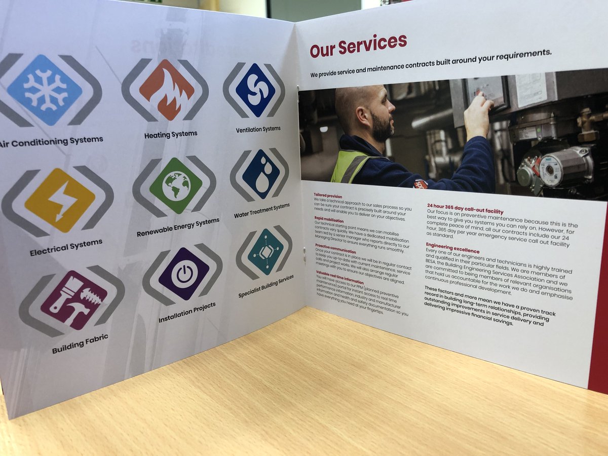 JDServicesHVAC's tweet photo. And here it is, our new company brochure!  Check it out in full on our Linkedin page JD Services HVAC Ltd

#HVAC #teamjds #newbrochure #whatwedo https://t.co/UFPIWsZHlQ