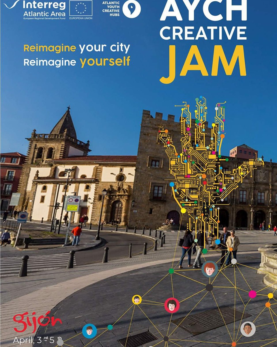 AtlanticHubs's tweet photo. Our young people from Portugal, United Kingdom, France and Spain are traveling towards the Creative Jam of #gijon
#aychEU #Interreg #atlanticarea #transnational #atlanticyouth #atlantichubs #aychHubs #aychincubation #aychideas #aychocean #aychambassadors #aychplatform #gijonhack https://t.co/6w0Lsz1heu