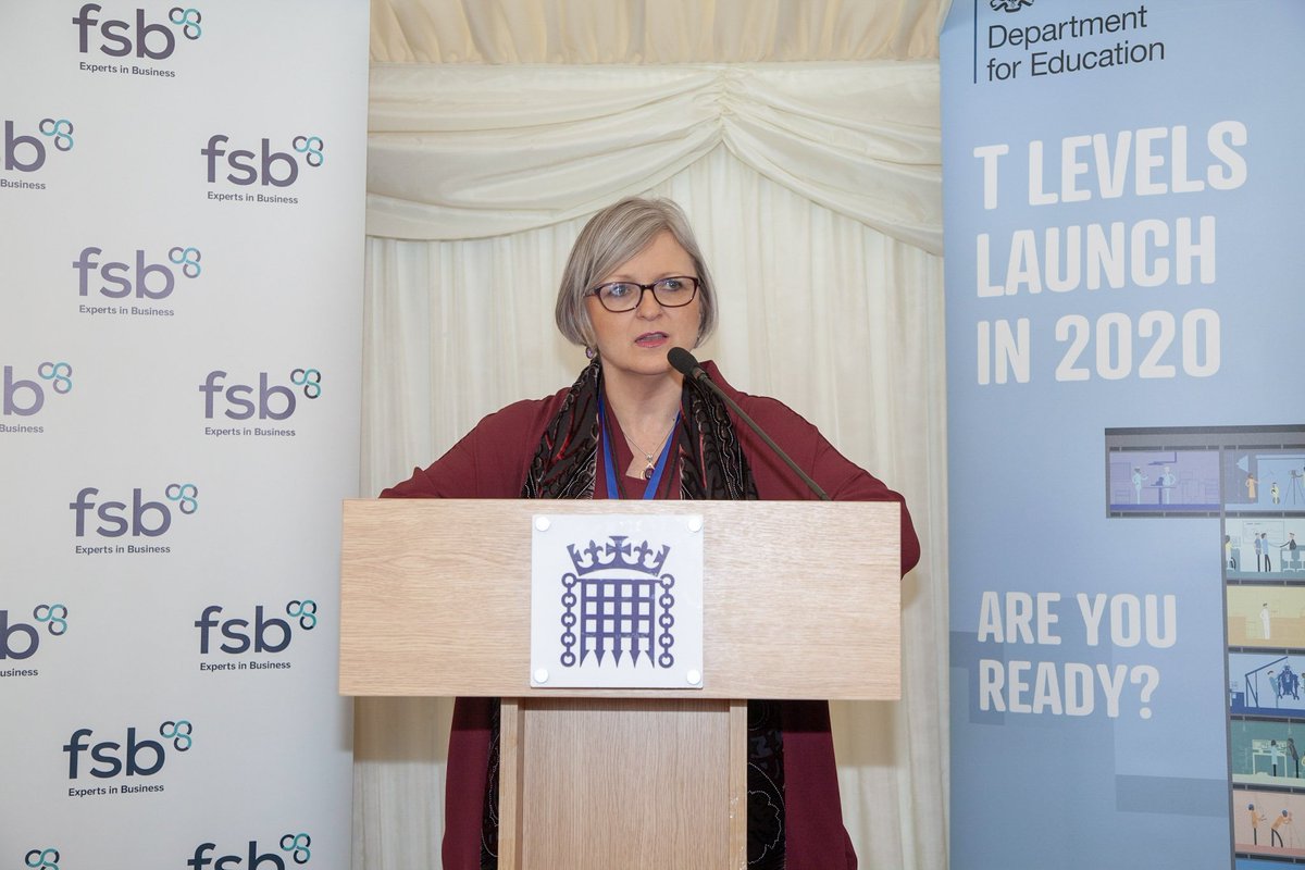 educationgovuk's tweet photo. Thanks to @GillianKeegan MP, National Chair of @FSB_policy Mike Cherry and T Level Panel Chair for Health @HadfieldJane for the great discussions on upcoming #TLevels at the @HouseofCommons #TLevelAmbassadors https://t.co/BA05h4waJP