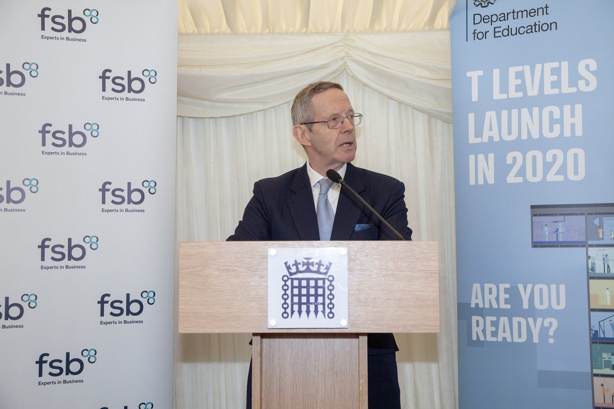 educationgovuk's tweet photo. Thanks to @GillianKeegan MP, National Chair of @FSB_policy Mike Cherry and T Level Panel Chair for Health @HadfieldJane for the great discussions on upcoming #TLevels at the @HouseofCommons #TLevelAmbassadors https://t.co/BA05h4waJP